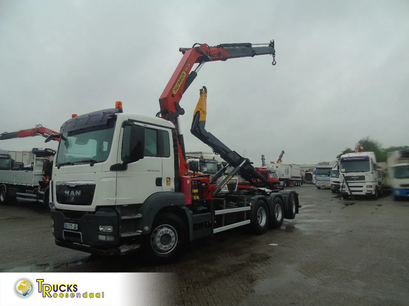 MAN TGS 35.440 + PALFINGER 24500 + 8X4 + EURO 5 + REMOTE - Kraanaga veoauto: pilt 1 MAN TGS 35.440 + PALFINGER 24500 + 8X4 + EURO 5 + REMOTE - Kraanaga veoauto: pilt 1