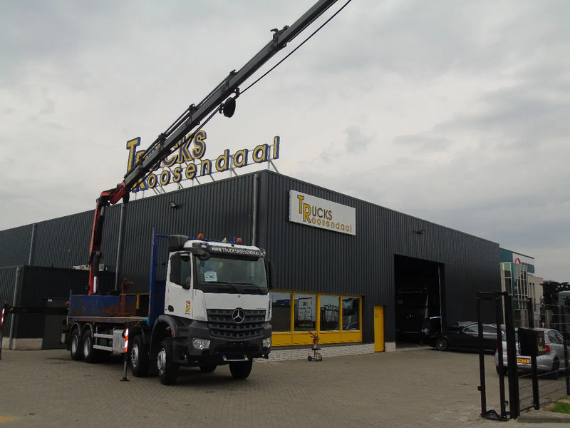Mercedes-Benz Arocs 3242 + PALFINGER 33002EH 7x EXTENTION + 8X4 + EURO 6 + REMOTE - Kraanaga veoauto: pilt 3 Mercedes-Benz Arocs 3242 + PALFINGER 33002EH 7x EXTENTION + 8X4 + EURO 6 + REMOTE - Kraanaga veoauto: pilt 3