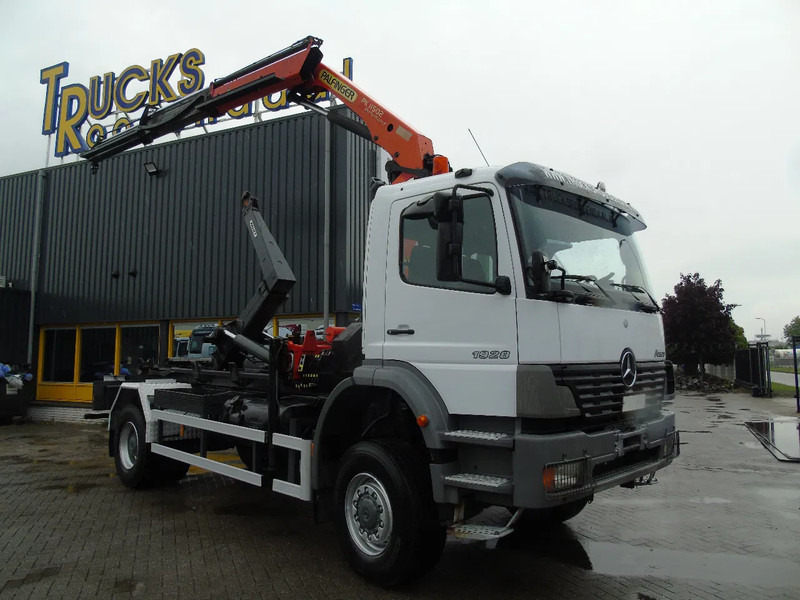 Mercedes-Benz Atego 1928 + 4x4 + PALFINGER PK11.500 + pallift + MANUAL + SPRING - Kraanaga veoauto: pilt 2 Mercedes-Benz Atego 1928 + 4x4 + PALFINGER PK11.500 + pallift + MANUAL + SPRING - Kraanaga veoauto: pilt 2