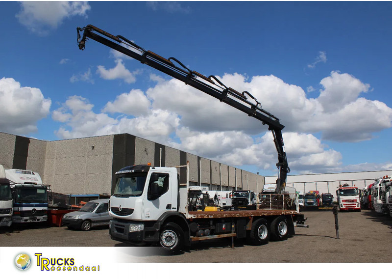 Renault Kerax 370 + HIAB 166-4 HIDRUO + 6X4 + MANUAL + SPRING + REMOTE + EURO 5 + 6X4 - Kraanaga veoauto: pilt 1 Renault Kerax 370 + HIAB 166-4 HIDRUO + 6X4 + MANUAL + SPRING + REMOTE + EURO 5 + 6X4 - Kraanaga veoauto: pilt 1