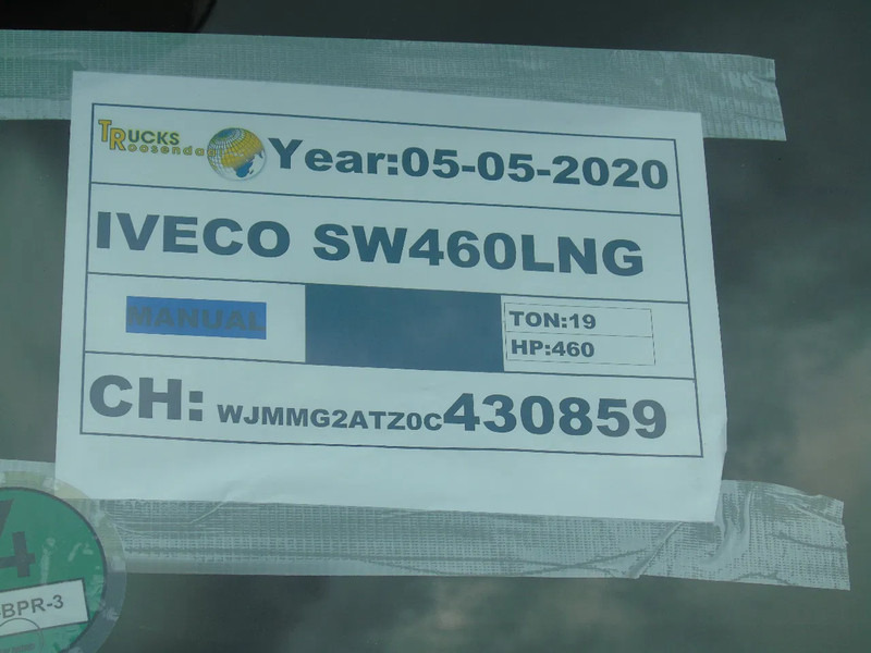 Sadulveok Iveco S-WAY 460 + LNG + 10 PIECES IN STOCK: pilt 19 Sadulveok Iveco S-WAY 460 + LNG + 10 PIECES IN STOCK: pilt 19
