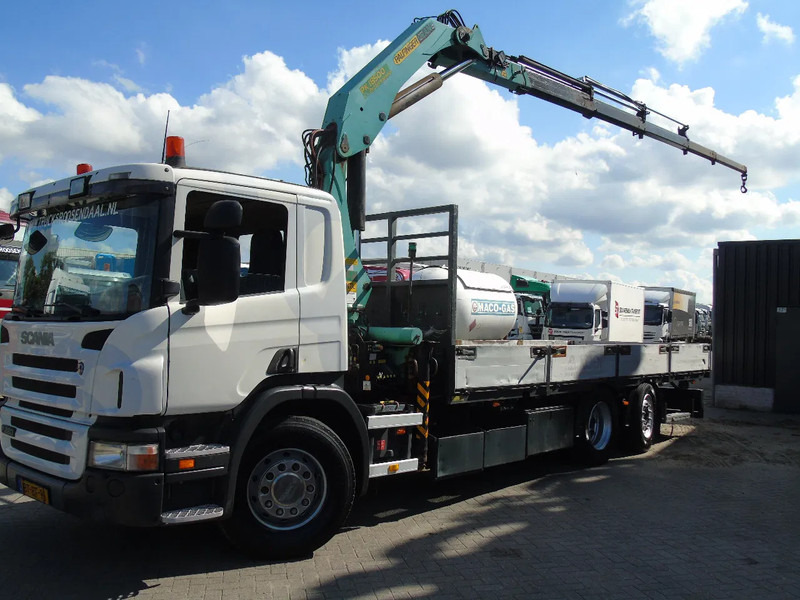 Scania P 380 + PALFINGER PK18.500 5x EXTENTION + 6X2 + STEERING AXLE + REMOTE - Kraanaga veoauto: pilt 2 Scania P 380 + PALFINGER PK18.500 5x EXTENTION + 6X2 + STEERING AXLE + REMOTE - Kraanaga veoauto: pilt 2