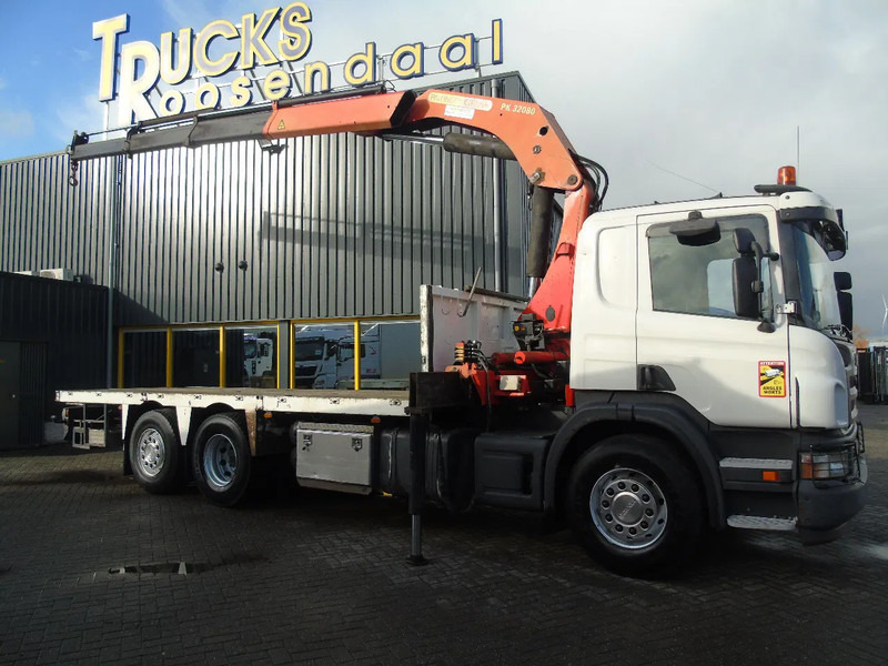Scania P 420 + PALFINGER 32080 + STEERING + 6X2 - Kraanaga veoauto: pilt 4 Scania P 420 + PALFINGER 32080 + STEERING + 6X2 - Kraanaga veoauto: pilt 4