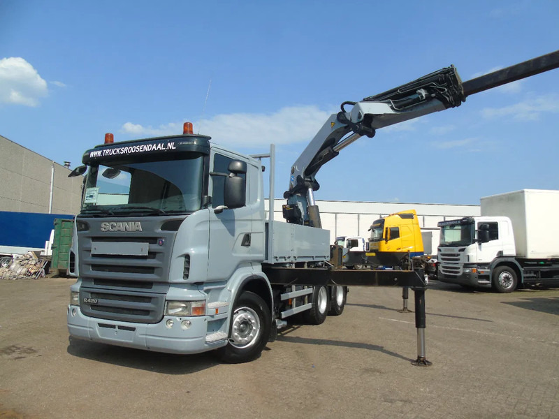 Scania R 420 + PALFINGER 72002 + 7 EXTENTIONS + 6X4 + REMOTE - Kraanaga veoauto: pilt 3 Scania R 420 + PALFINGER 72002 + 7 EXTENTIONS + 6X4 + REMOTE - Kraanaga veoauto: pilt 3