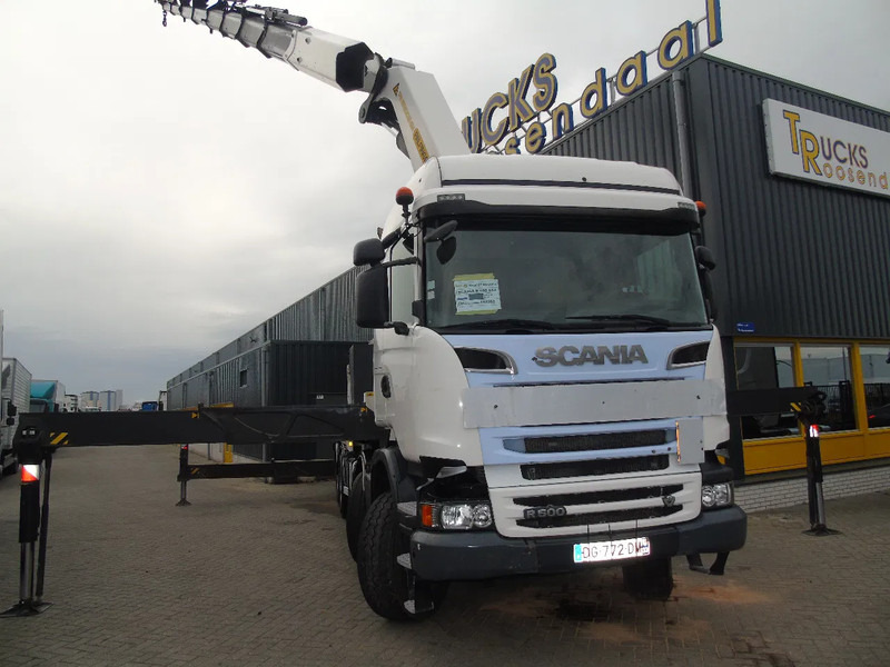 Scania R 500 + PALFINGER 88002-EH + 8x EXT + 8X4 + EURO 5 + MANUAL - Kraanaga veoauto: pilt 2 Scania R 500 + PALFINGER 88002-EH + 8x EXT + 8X4 + EURO 5 + MANUAL - Kraanaga veoauto: pilt 2