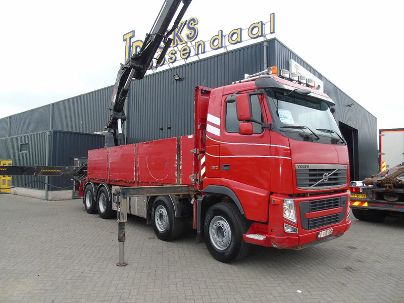 Volvo FH 12.460 + HIAB 700E-6 HI HIPRO + JIB 4X + 8X4 + EURO 5 + REMOTE - Kraanaga veoauto: pilt 3 Volvo FH 12.460 + HIAB 700E-6 HI HIPRO + JIB 4X + 8X4 + EURO 5 + REMOTE - Kraanaga veoauto: pilt 3