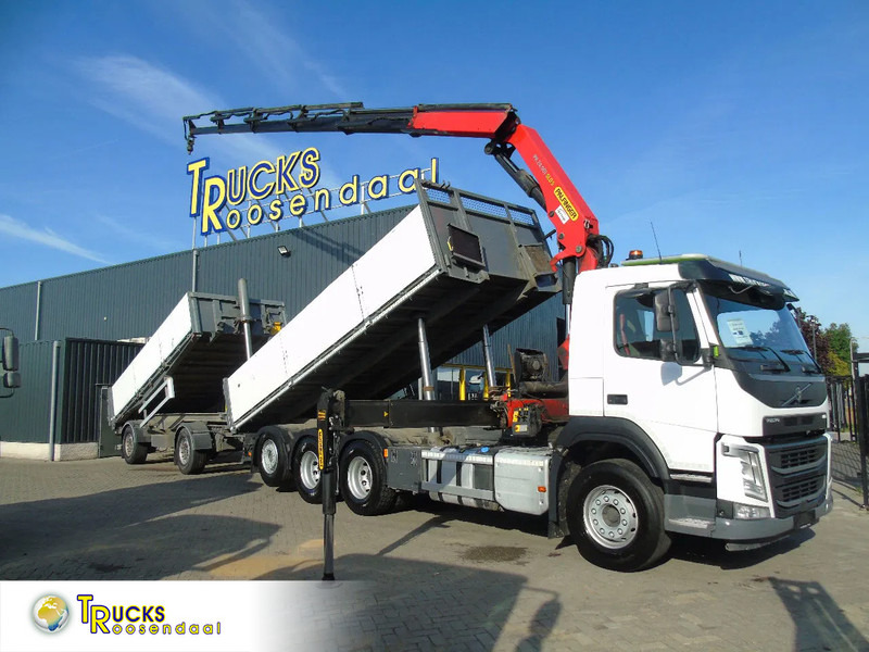 Volvo FM 420 + 8x4 + PALFINGER 24.001 SLD + REMOTE + COMPLETE COMBI - Kallurauto, Kraanaga veoauto: pilt 1 Volvo FM 420 + 8x4 + PALFINGER 24.001 SLD + REMOTE + COMPLETE COMBI - Kallurauto, Kraanaga veoauto: pilt 1