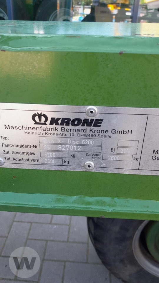 Niiduk Krone X-Disc 6200 GPS-SW: pilt 11