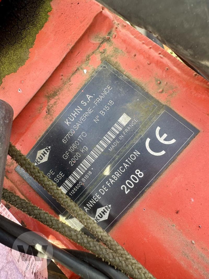 Kuhn GF 10601 - Kaarutaja/ Reha: pilt 5 Kuhn GF 10601 - Kaarutaja/ Reha: pilt 5
