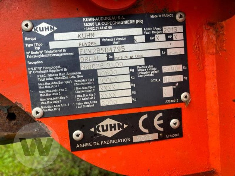Kuhn Profile 1480 - Söödasegamisvanker: pilt 5 Kuhn Profile 1480 - Söödasegamisvanker: pilt 5