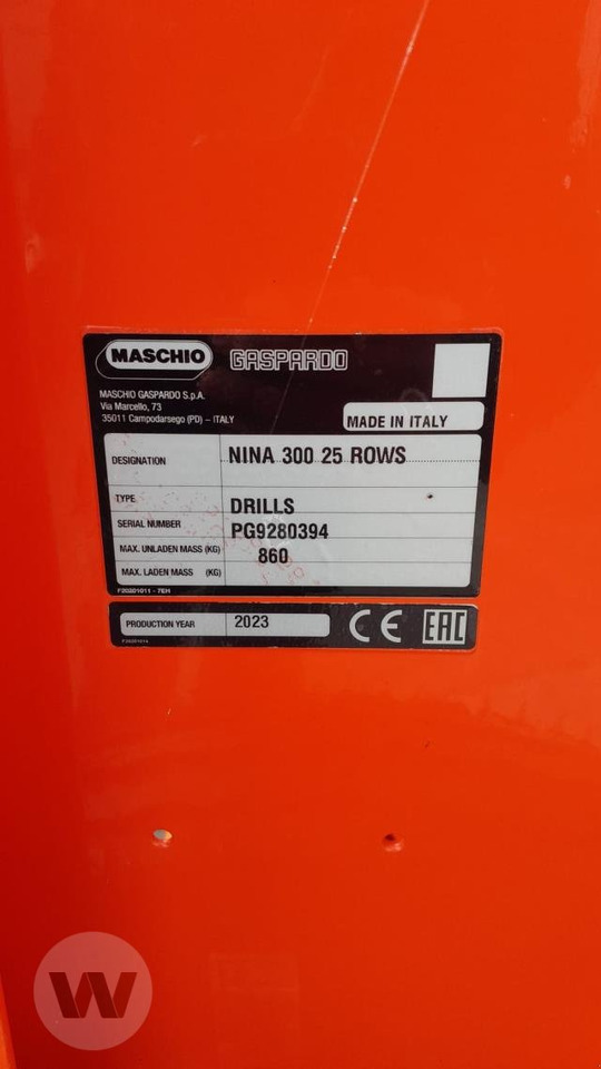 Maschio Nina 30 - Külvimasin: pilt 5 Maschio Nina 30 - Külvimasin: pilt 5