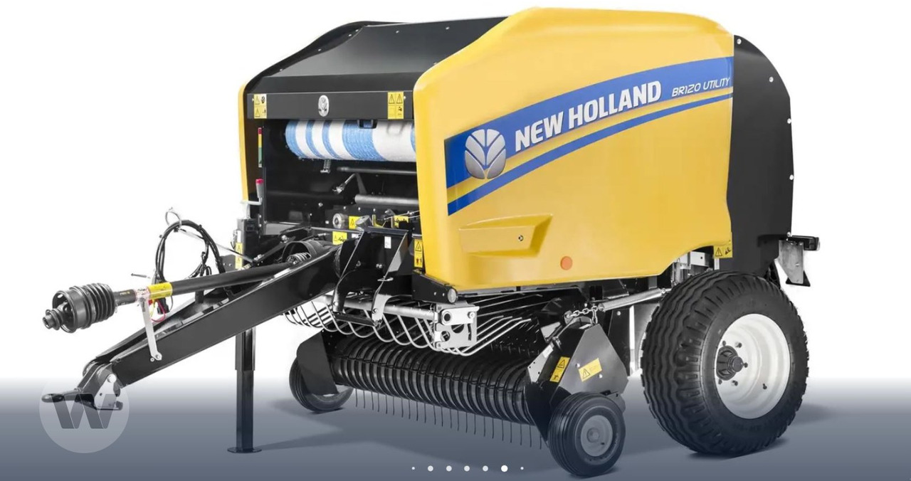 New Holland BR 120 - Heinapress, ümmargune: pilt 1 New Holland BR 120 - Heinapress, ümmargune: pilt 1