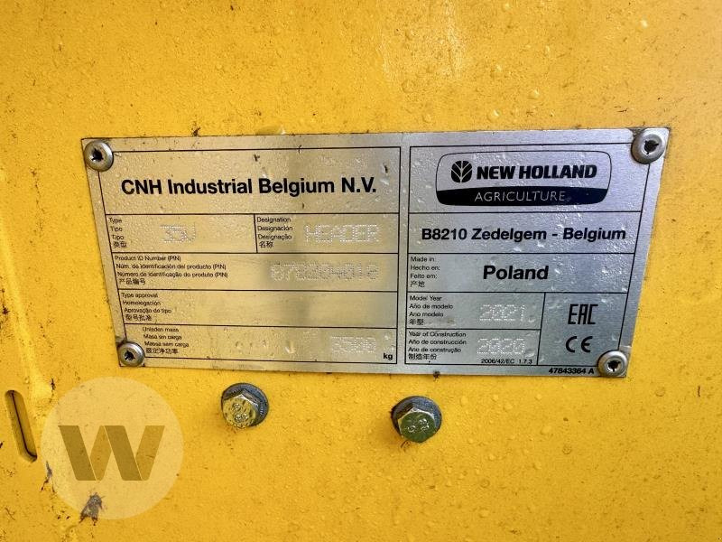 Kombaini päis New Holland Schneidwerk 10,70 m: pilt 8