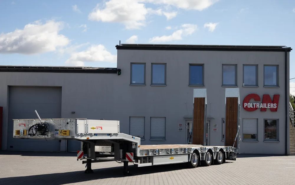 Humbaur HTS30K Naczepa niskopodwoziowa // 3. osiowa // ocynkowana rama // rampy hydrauliczne 1. i 2. częściowe - Madal platvormpoolhaagis: pilt 1 Humbaur HTS30K Naczepa niskopodwoziowa // 3. osiowa // ocynkowana rama // rampy hydrauliczne 1. i 2. częściowe - Madal platvormpoolhaagis: pilt 1