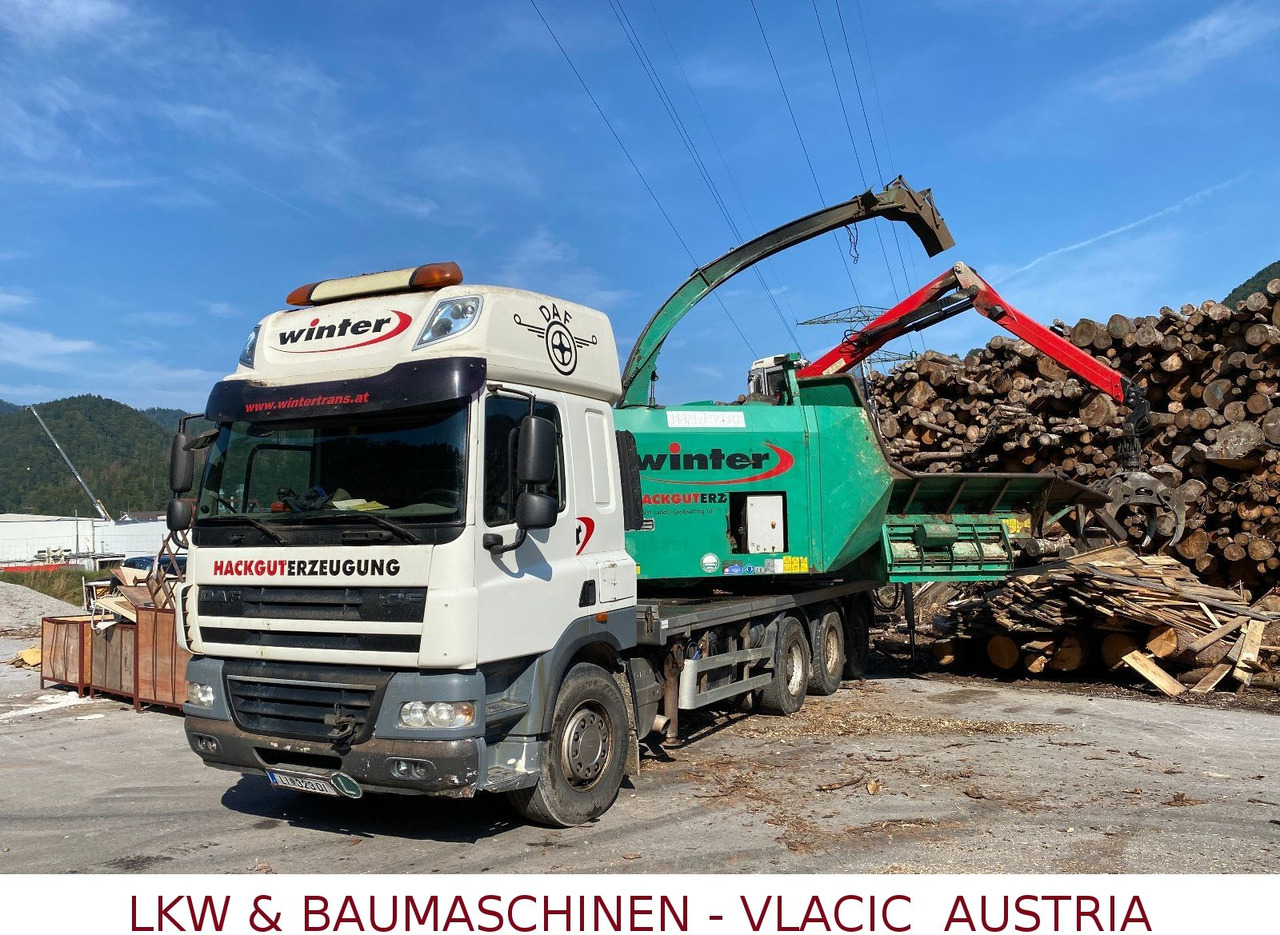 DAF CF85 Holzhackmaschine JENZ HEM 700 - Metsaveok: pilt 1 DAF CF85 Holzhackmaschine JENZ HEM 700 - Metsaveok: pilt 1