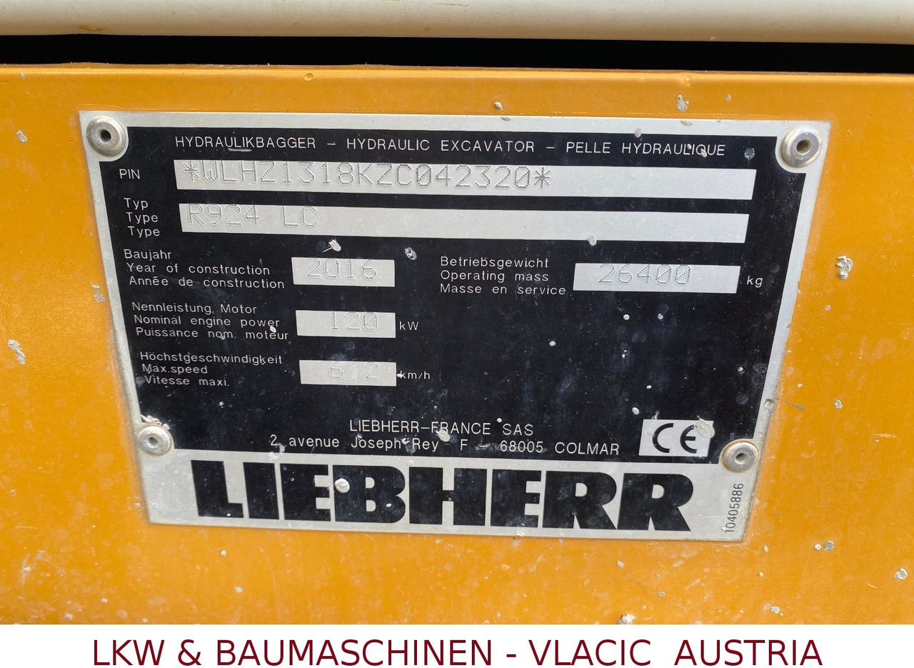 Lintekskavaator Liebherr R 924 LC: pilt 13 Lintekskavaator Liebherr R 924 LC: pilt 13