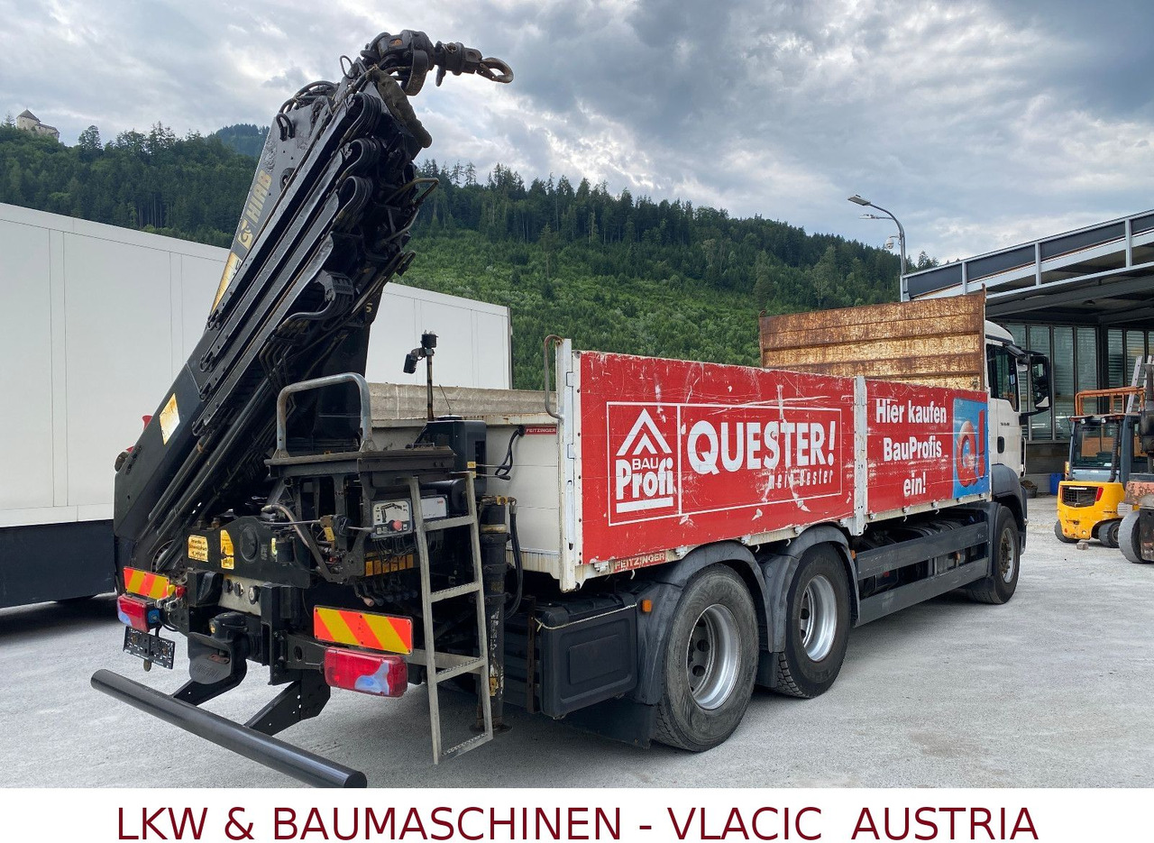 MAN TGS 26.400 6x4 mit Kran HIAB 166 - Madelveok/ Platvormveok, Kraanaga veoauto: pilt 3 MAN TGS 26.400 6x4 mit Kran HIAB 166 - Madelveok/ Platvormveok, Kraanaga veoauto: pilt 3