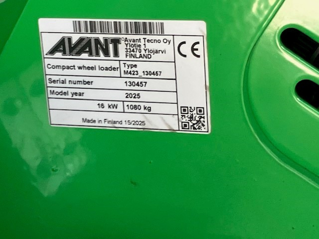 AVANT 423 TDL miniloader - Minilaadur: pilt 5 AVANT 423 TDL miniloader - Minilaadur: pilt 5