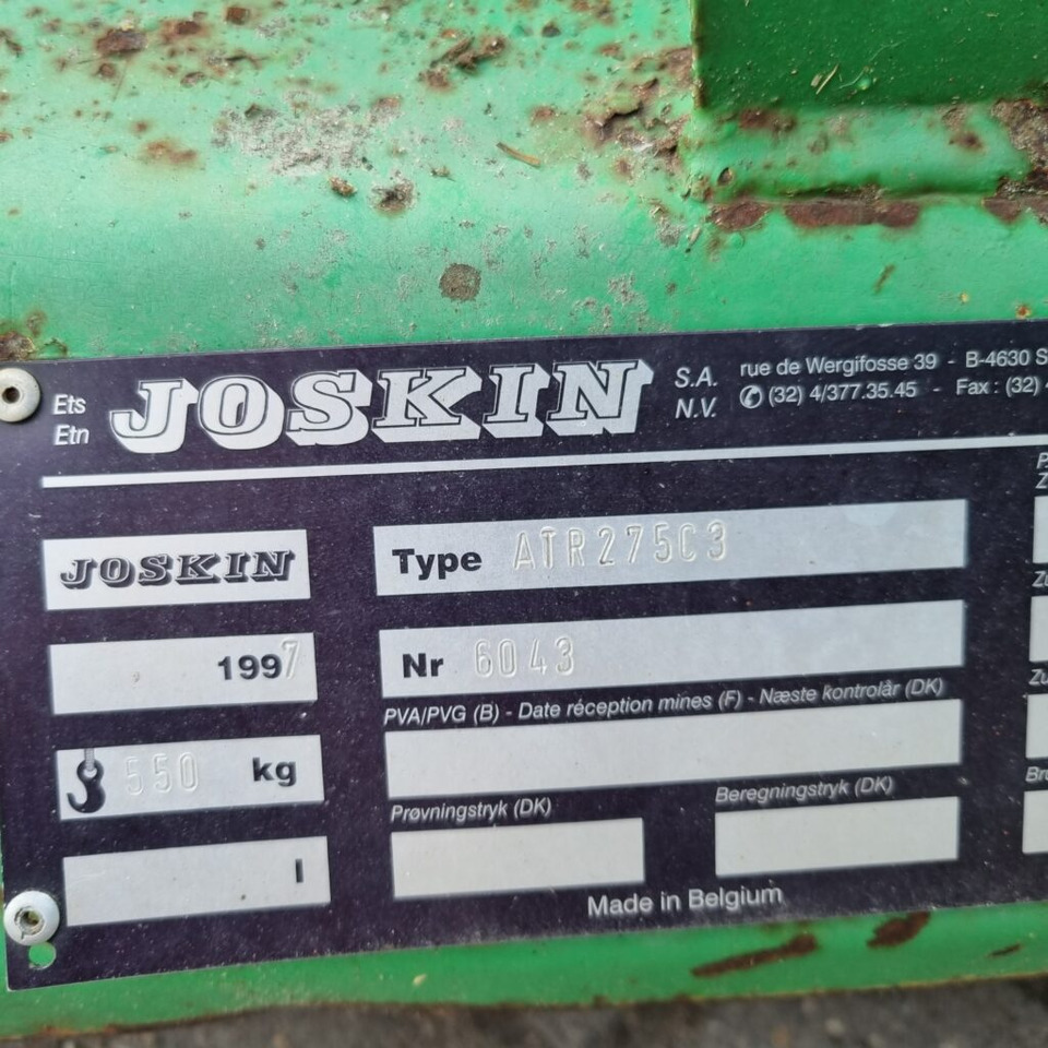 JOSKIN ATR275C3 mower - Niiduk: pilt 4 JOSKIN ATR275C3 mower - Niiduk: pilt 4