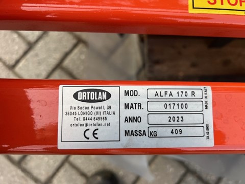 ORTOLAN ALFA 170 head harrow - Maaharimisseadmed: pilt 2 ORTOLAN ALFA 170 head harrow - Maaharimisseadmed: pilt 2