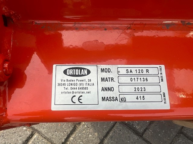 ORTOLAN SA 120 overtop miller - Maaharimisseadmed: pilt 2 ORTOLAN SA 120 overtop miller - Maaharimisseadmed: pilt 2