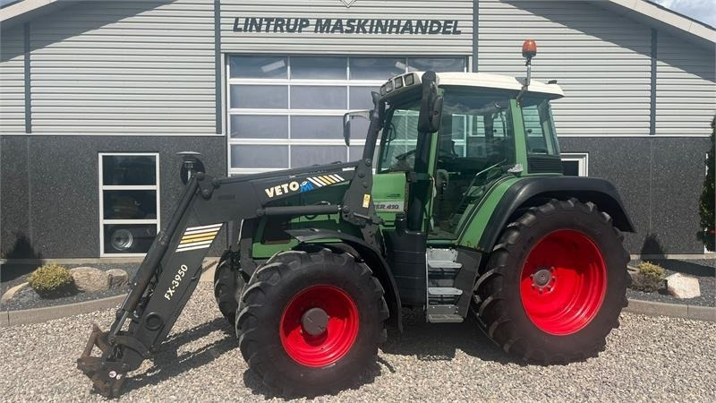 Fendt 410 Vario med frontlæsser. - Traktor: pilt 1 Fendt 410 Vario med frontlæsser. - Traktor: pilt 1
