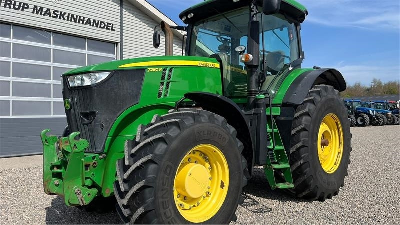 John Deere 7280R Næsten nye dæk, Autopower og frontlift - Traktor: pilt 1 John Deere 7280R Næsten nye dæk, Autopower og frontlift - Traktor: pilt 1
