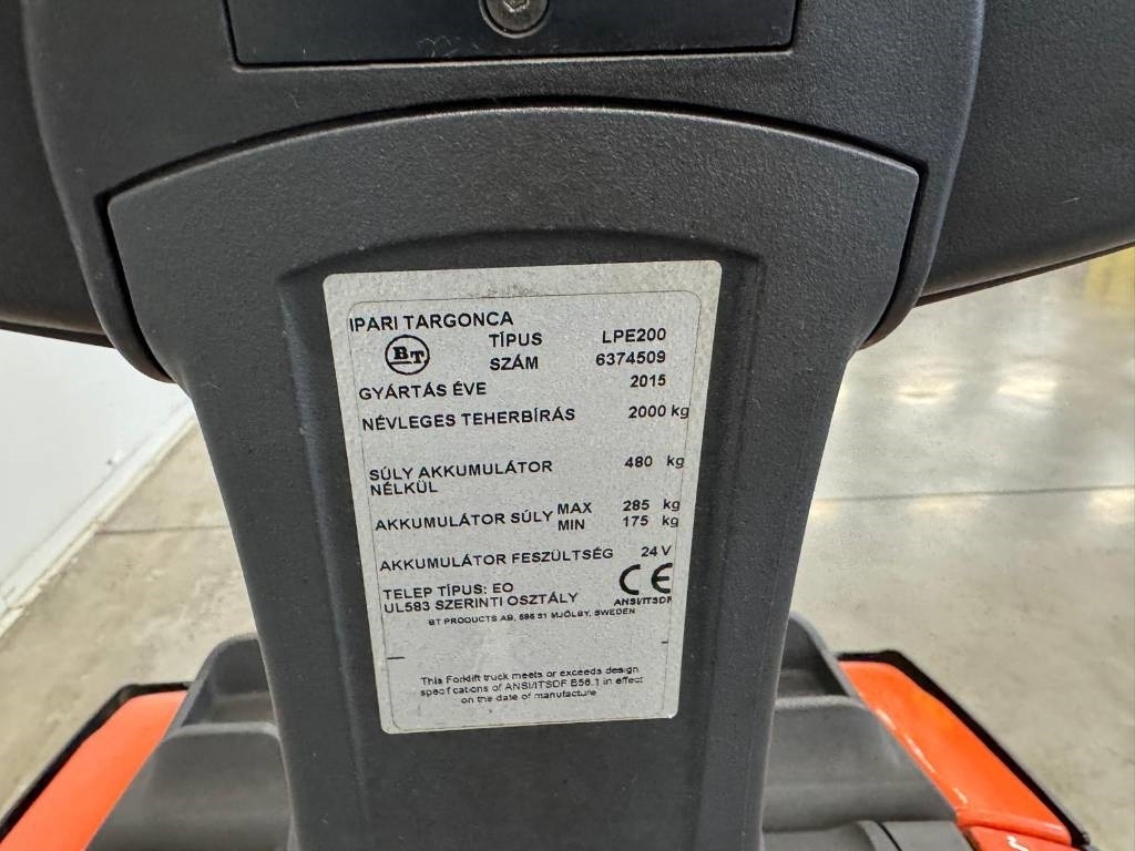 Toyota 10792 LPE 200 - Kaubaaluste tõstuk: pilt 4 Toyota 10792 LPE 200 - Kaubaaluste tõstuk: pilt 4