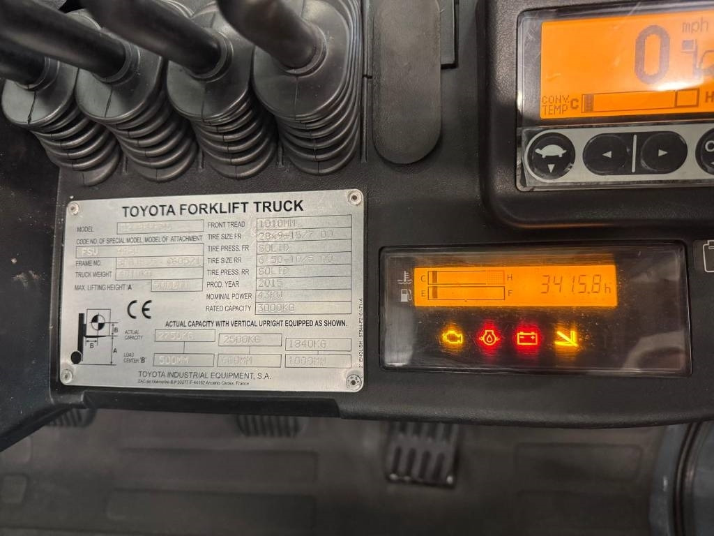 Toyota 10909 - 02-8FGF30 - Gaasitõstuk: pilt 3 Toyota 10909 - 02-8FGF30 - Gaasitõstuk: pilt 3