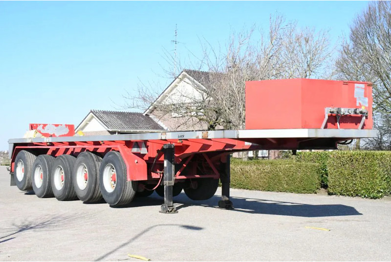 LUECK SPR75/5 5 achse BALLAST TRAILER 3x STEERAXLE!! - Platvorm/ Madelpoolhaagis: pilt 1 LUECK SPR75/5 5 achse BALLAST TRAILER 3x STEERAXLE!! - Platvorm/ Madelpoolhaagis: pilt 1