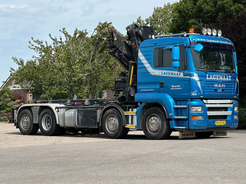MAN TGA 35.440 8x2 HIAB 37TM!!RADIO REMOTE/CONTAINER SYSTEM! - Veoauto - kaablisüsteem, Kraanaga veoauto: pilt 4 MAN TGA 35.440 8x2 HIAB 37TM!!RADIO REMOTE/CONTAINER SYSTEM! - Veoauto - kaablisüsteem, Kraanaga veoauto: pilt 4