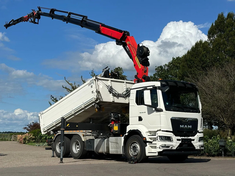 MAN TGS 26.430 2022!EURO6!! 6x2!! PALFINGER 23tm+JIB+LIER/WINCH!!DREISEITEN KIPPER/BORDMATIC!!9tkm - Kallurauto, Kraanaga veoauto: pilt 1 MAN TGS 26.430 2022!EURO6!! 6x2!! PALFINGER 23tm+JIB+LIER/WINCH!!DREISEITEN KIPPER/BORDMATIC!!9tkm - Kallurauto, Kraanaga veoauto: pilt 1