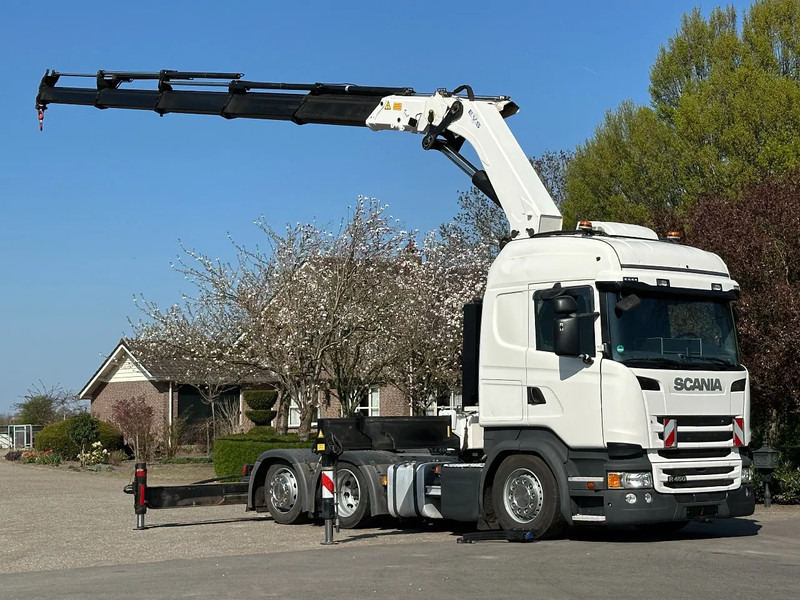 Scania R450 6x2 !!TRACTOR!!!CRANE/GRUE/HMF 50TM!!TOP!EURO6!! - Sadulveok: pilt 3 Scania R450 6x2 !!TRACTOR!!!CRANE/GRUE/HMF 50TM!!TOP!EURO6!! - Sadulveok: pilt 3