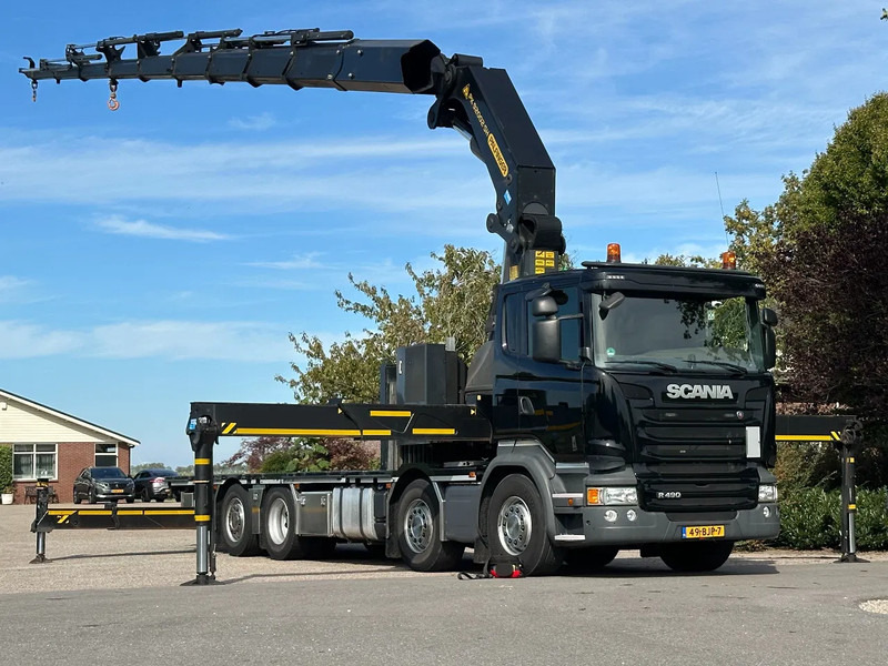 Scania R490 PALFINGER 92TM!! 2017!!ONLY 66TKM!!!NEW!! - Kraanaga veoauto: pilt 1 Scania R490 PALFINGER 92TM!! 2017!!ONLY 66TKM!!!NEW!! - Kraanaga veoauto: pilt 1