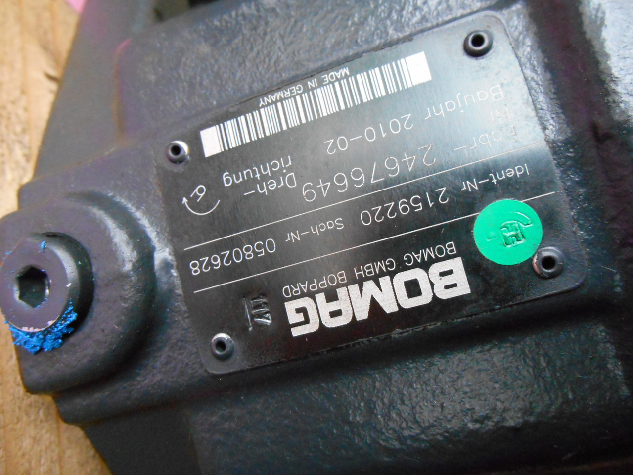 Bomag 2159220 - - Hüdrauliline pump - Ehitusmasinad: pilt 5 Bomag 2159220 - - Hüdrauliline pump - Ehitusmasinad: pilt 5