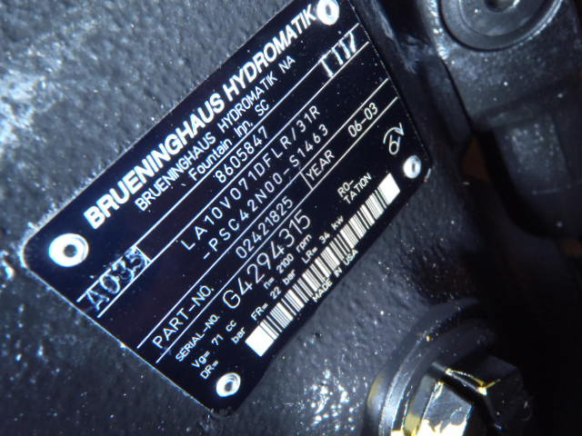 Brueninghaus Hydromatik LA10VO71DFLR/31R-PSC42N00-S1463 - - Hüdrauliline pump - Ehitusmasinad: pilt 3 Brueninghaus Hydromatik LA10VO71DFLR/31R-PSC42N00-S1463 - - Hüdrauliline pump - Ehitusmasinad: pilt 3