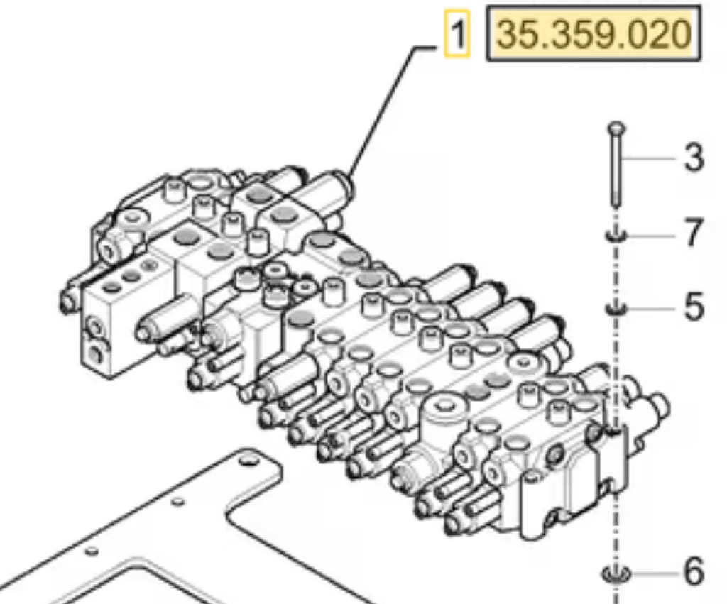 Case 31M9-10112 - 31M9-18590 - Hüdrauliline klapp - Ehitusmasinad: pilt 1 Case 31M9-10112 - 31M9-18590 - Hüdrauliline klapp - Ehitusmasinad: pilt 1
