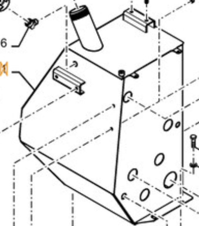 Case 48008259 - Hüdrauliline paak - Ehitusmasinad: pilt 1 Case 48008259 - Hüdrauliline paak - Ehitusmasinad: pilt 1