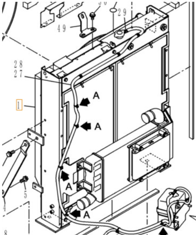 Case KRH15390 - Radiaator - Ehitusmasinad: pilt 1 Case KRH15390 - Radiaator - Ehitusmasinad: pilt 1