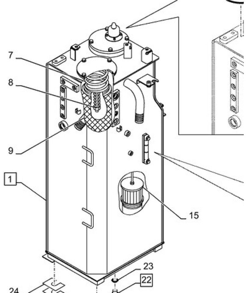 Case KRJ42051 - Hüdrauliline paak - Ehitusmasinad: pilt 1 Case KRJ42051 - Hüdrauliline paak - Ehitusmasinad: pilt 1