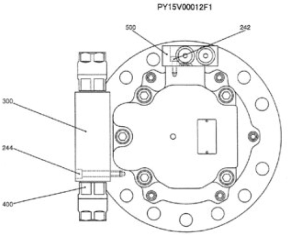 Case PY15V00012F2 - Pöördemootor - Ehitusmasinad: pilt 2 Case PY15V00012F2 - Pöördemootor - Ehitusmasinad: pilt 2