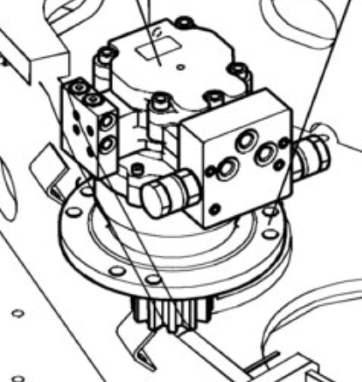 Case PY15V00012F2 - PY15V00012F1 - Pöördemootor - Ehitusmasinad: pilt 1 Case PY15V00012F2 - PY15V00012F1 - Pöördemootor - Ehitusmasinad: pilt 1