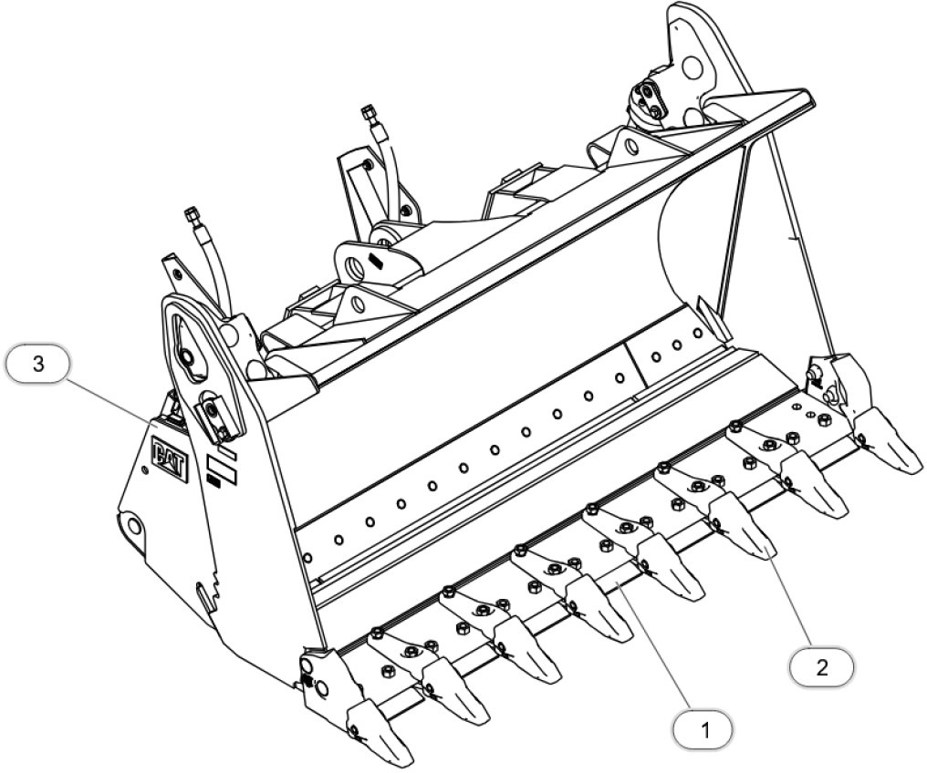 Caterpillar 5996940 - 6104395 - Laaduri kopp: pilt 1 Caterpillar 5996940 - 6104395 - Laaduri kopp: pilt 1
