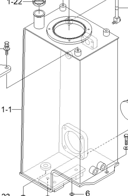 New Holland 31MH-01015YL - Hüdrauliline paak - Ehitusmasinad: pilt 1 New Holland 31MH-01015YL - Hüdrauliline paak - Ehitusmasinad: pilt 1