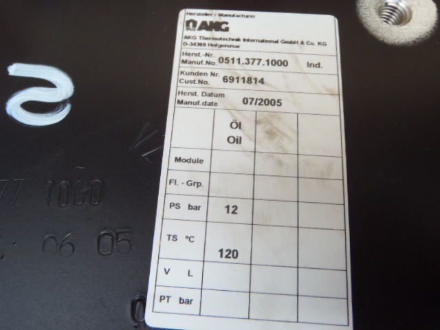 New Holland 5113771000 - 6911814 - Õlijahuti - Ehitusmasinad: pilt 3 New Holland 5113771000 - 6911814 - Õlijahuti - Ehitusmasinad: pilt 3