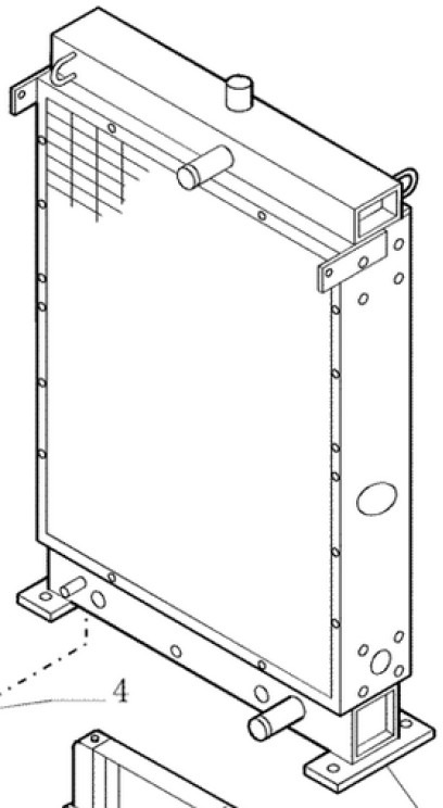 New Holland 76081144 - 76078877 - Radiaator - Ehitusmasinad: pilt 1 New Holland 76081144 - 76078877 - Radiaator - Ehitusmasinad: pilt 1