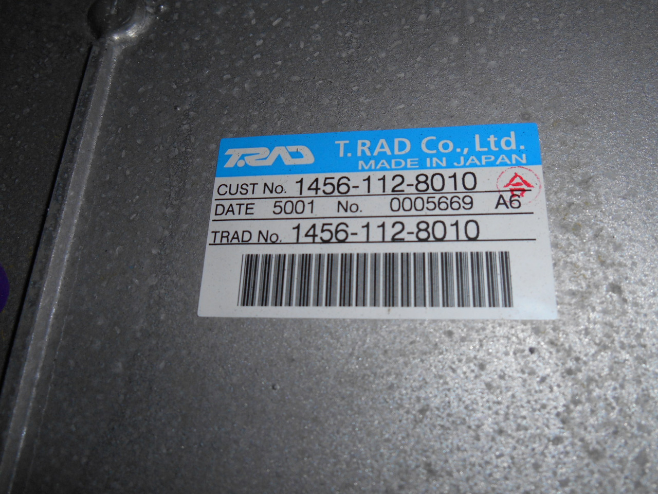 New Holland LC05P00043S003 - Sisejahutus - Ehitusmasinad: pilt 3 New Holland LC05P00043S003 - Sisejahutus - Ehitusmasinad: pilt 3