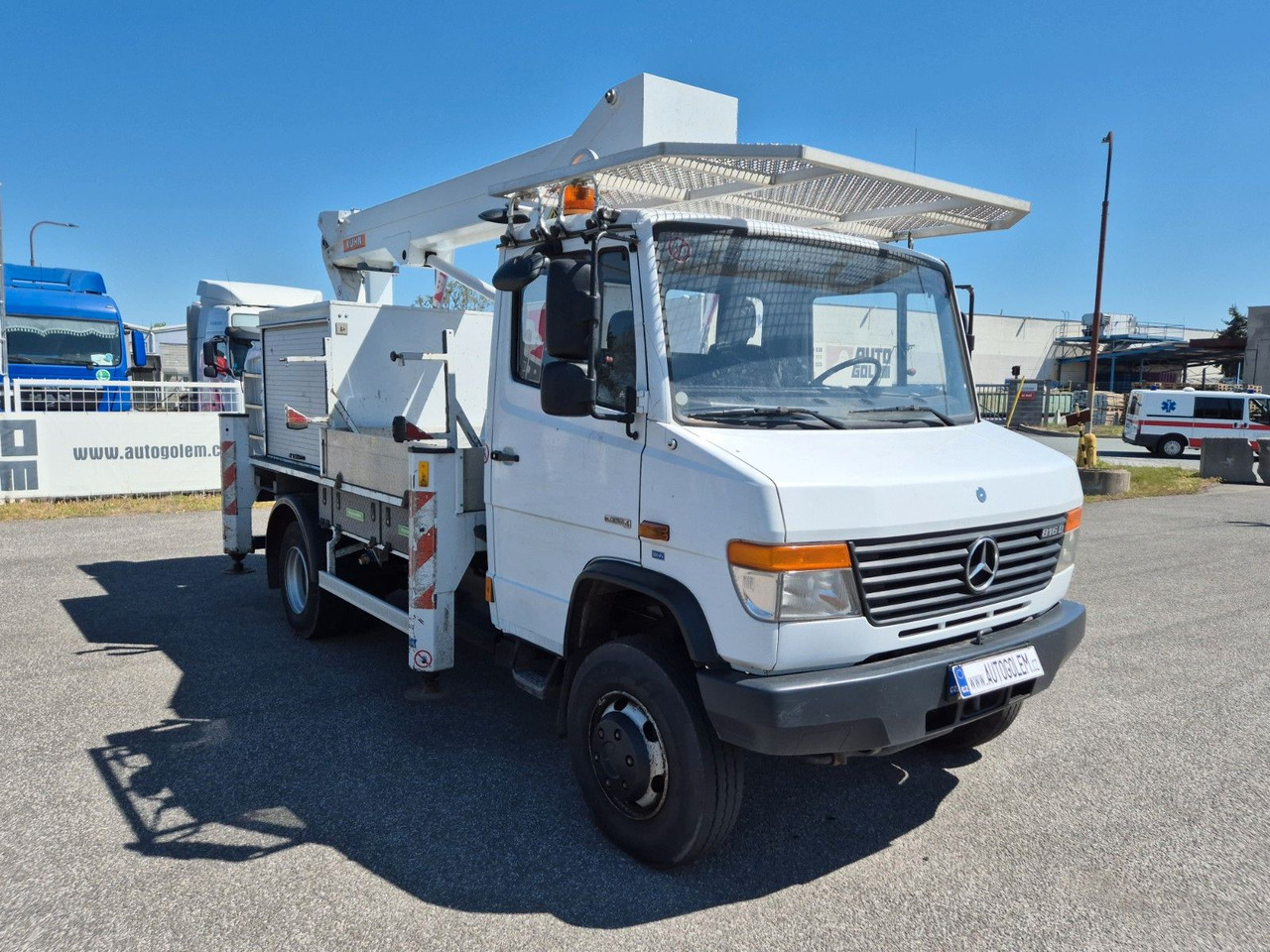 Mercedes-Benz Vario 816 work platform - Veoautolt tõusev platvorm: pilt 2 Mercedes-Benz Vario 816 work platform - Veoautolt tõusev platvorm: pilt 2