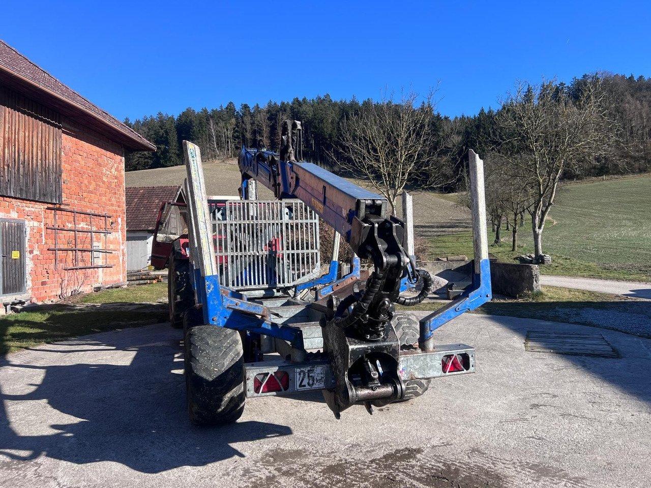 Binderberger RW14 mit Penz BP 8000L Kran - Metsahaagis: pilt 3 Binderberger RW14 mit Penz BP 8000L Kran - Metsahaagis: pilt 3