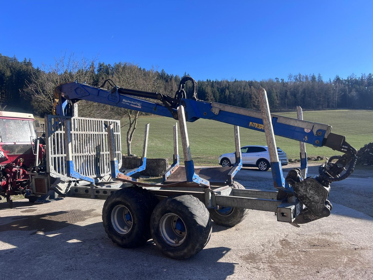Binderberger RW14 mit Penz BP 8000L Kran - Metsahaagis: pilt 4 Binderberger RW14 mit Penz BP 8000L Kran - Metsahaagis: pilt 4